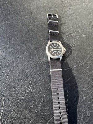1990s Vintage Hamilton Khaki Quartz Date Watch 9821C | eBay