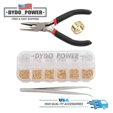 1200pcs Lobster Claw Clasp For Necklace Bracelet Jewelry DIY Chain Ring Hook Set