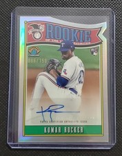 2025 Bowman Chrome Kumar Rocker Rookie Of The Year Favorites Refractor Auto /150