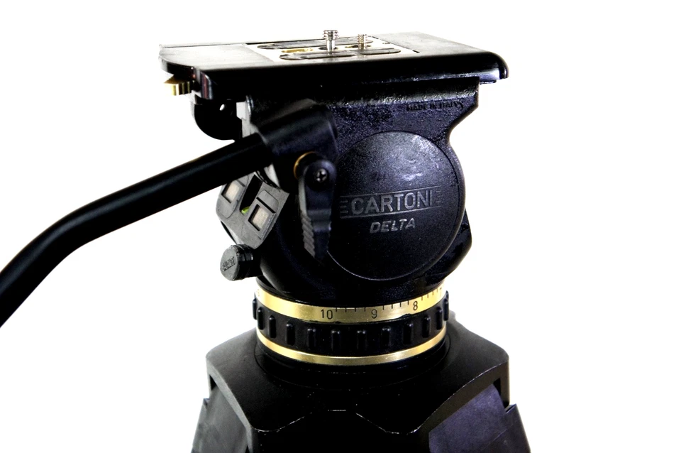 Cartoni DELTA PRO HEAD CF CARBON FIBER TRIPOD 1D GRSPR TPANBAR PL SERVICED 48Lb - Image 2 of 4