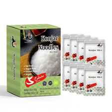 Shirataki Konjac Keto Rice: Gluten Free Plant Based Low Carbs Vegan Fat Free Noo