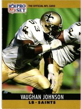 1990 Pro Set FACT Cincinnati #215 Vaughan Johnson