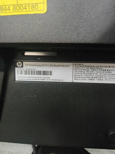 HP EliteDisplay E271i 27-Inch LED Monitor with Stand - Picture 15 of 15