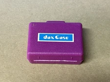 Vintage Chemtoy Purple Plastic Jax Case With Jaxs