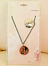 Disney Princess Beauty and the Beast Necklace Enchanted Rose Belle NEW