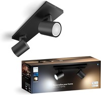 Philips Hue White Ambiance Runner 2Er Spot Deckenleuchte Schwarz GU10 Dimmer