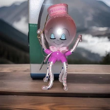 VTG. Rare de carlini soffieria pink “guardian of the ocean” Signed Mint