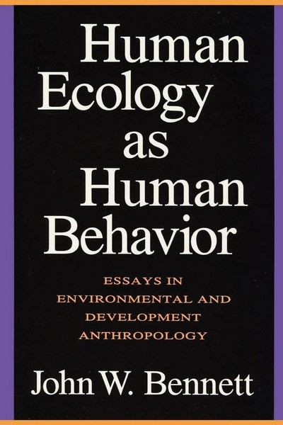John W. Bennett | Human Ecology As Human Behavior | Taschenbuch | Englisch-image