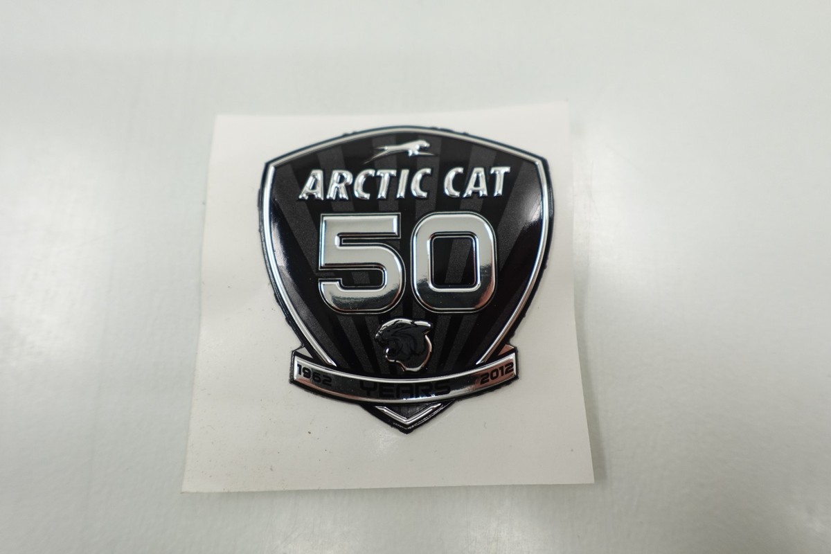 NEW 2012 Arctic Cat XF / TZ1 / Prowler OEM 50th Anniversary Decal