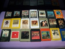 Lot of 23 - 8 Track Tapes - Rock, Country , Pop Music Sold As Is