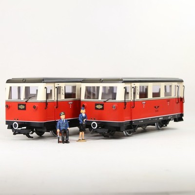 LGB LEHMANN レーマン レールバス 2両連結セット 2065 LGB 2065 G Scale Jägermeister Railbus 2 Car Set DC Powered in
