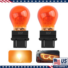 2pcs 3157 Bulb Car Tail Lights Halogen 12v P275w 3000kcolor Amber 2pcs 3157 Bulb Car Tail Lights Halogen 12v P275w 3000kcolor Amber