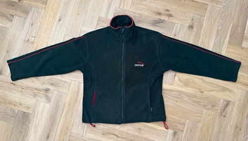 Vintage Jaguar Racing F1 Formula 1 Team Fleece Jacket Green Y2K size Large