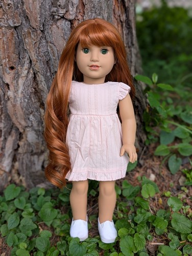Florrie Custom American Girl Puppe OOAK rote Haare grüne Augen Josefina Form - Bild 2 von 7
