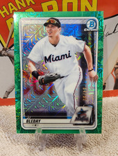 2020 Bowman Chrome Prospects  Green Mojo JJ Bleday /99