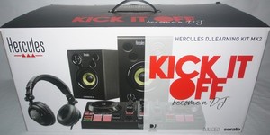 Nouveau Hercule DJ Trousse d'apprentissage MK II 2 Contrôleur système complet, haut-parleurs & Tête