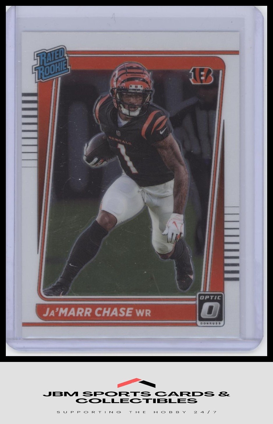 2021 Donruss Optic #207 Ja'Marr Chase Rated Rookie