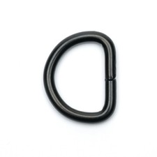 Country Brook Design  5/8 Inch Steel Welded Powder Coated D-Rings, 50 Pack