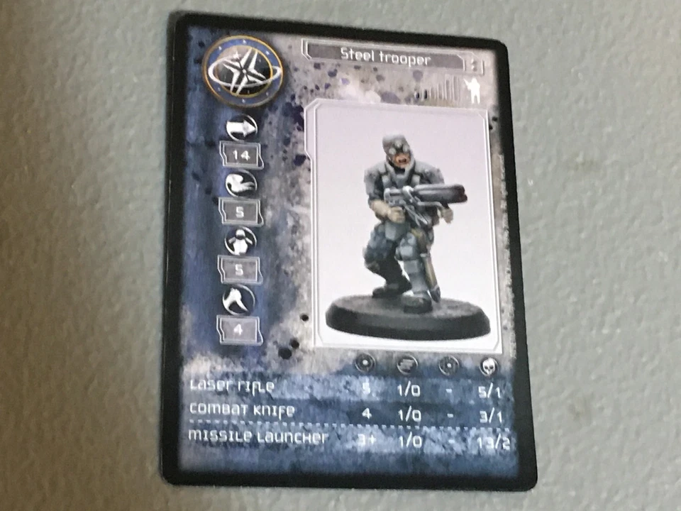 A31162 RACKHAM AT-43 UNA STEEL TROOPERS 4 PK MINI CON TARJETA Foto 2 de 4