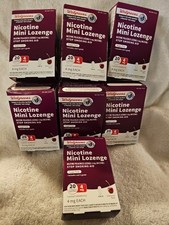 7- Nicotine Mini Lozenge Cherry Ice Flavor 4mg 20Ct Walgreens EXP 2026 2027