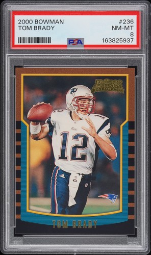 Tom Brady #236 2000 Bowman card