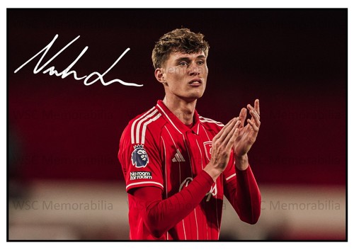 12039. Nicolo Savona Signed Pictures (A4 Prints) Nottingham Forest Juventus