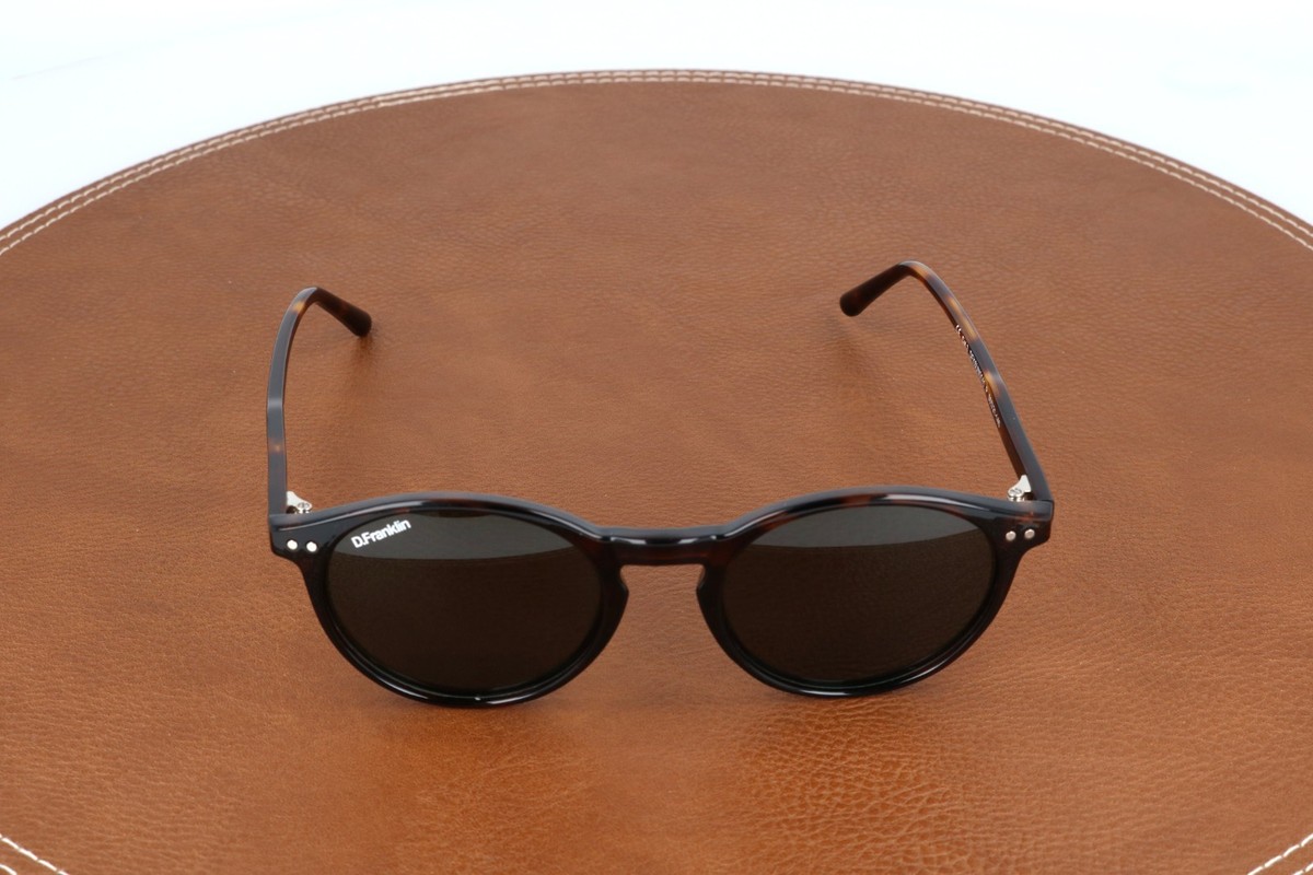 D Franklin Ultra Light Max Carey Tortoise Polarized Sunglasses 50