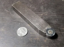 Round button tool holder : 10" long :  1" x 3/4" shank