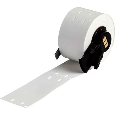 Brady M6-12-109 Tag Label, White, Polyethylene, 3/4 In W