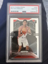 2019 PANINI PRIZM #255 RUI HACHIMURA PSA 10