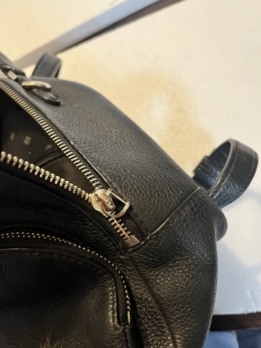 Kate Spade Rucksack Handtasche Leder verstellbare Riemen Griff Reißverschluss Mängel lesen - Bild 7 von 7