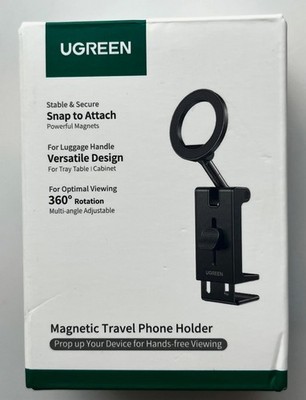 UGREEN LP863 45377 Phone Holder for Magsafe Air Plane Travel Compact Black NIB