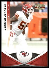 2011 Panini Gridiron Gear #53 Derrick Johnson Kansas City Chiefs Football Card