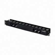 Horizontal Rack Mount 19-Inch Cable Managemen...
