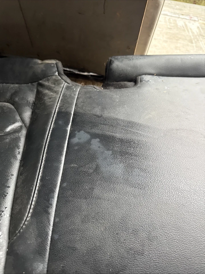 Ford Edge 2016-2024 asiento trasero inferior cuero funda de cojín OEM BALCK_PE Foto 2 de 4