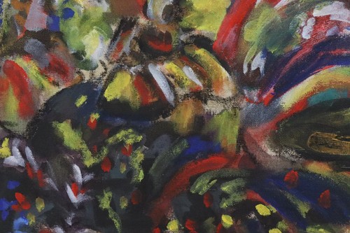 "Nostalgie" Ölgemälde signiert MANIASUKI datiert 1988 (BG2190) - Bild 9 von 16