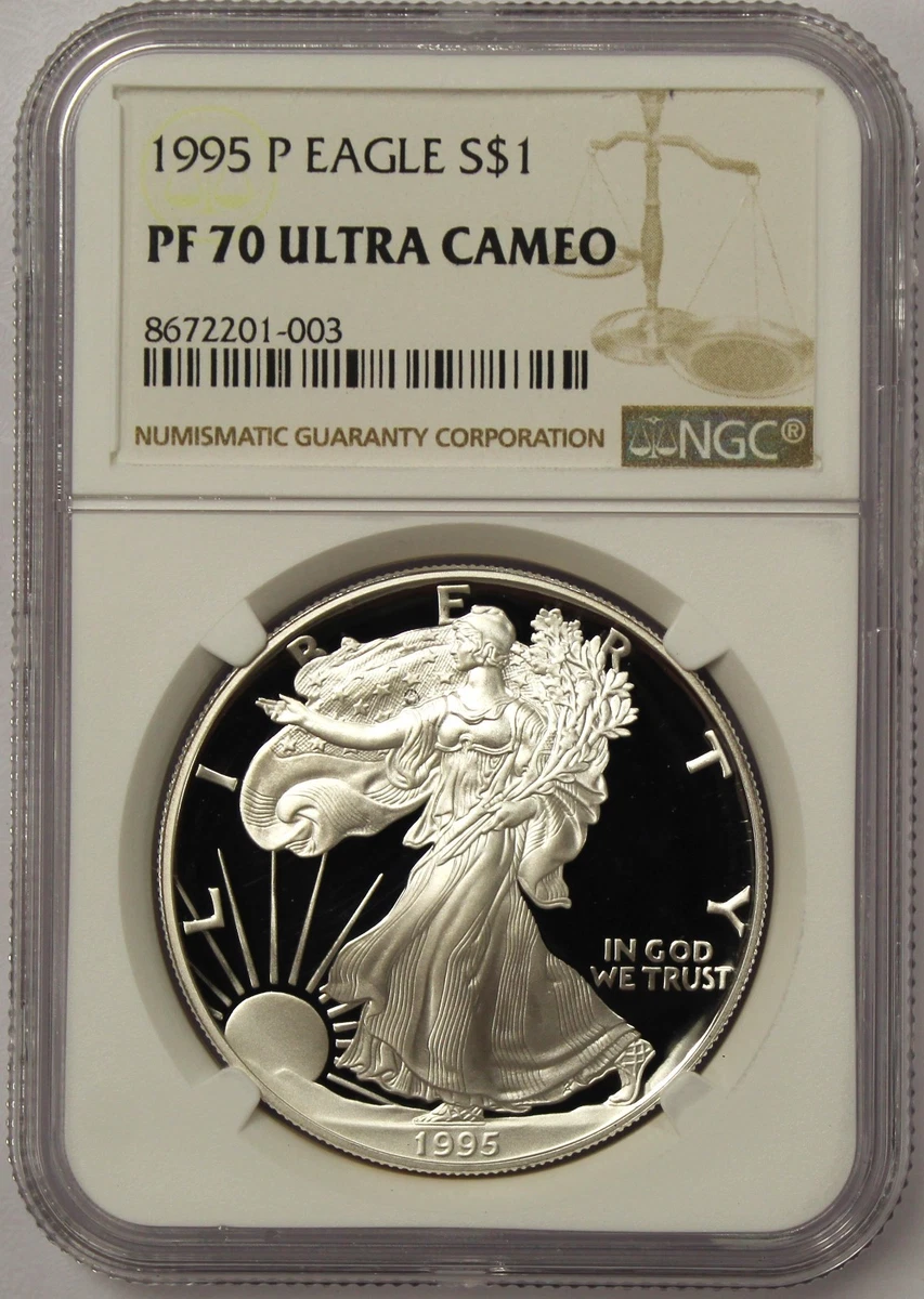 American Eagle 1 oz Precious Metal Content per Unit 1995 Silver