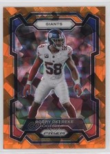 2023 Panini Prizm Orange Ice Prizm Bobby Okereke #124 0c6