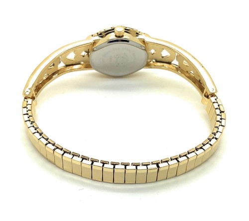 Orologio Varsales Donna Elegante Ovale Marcasite Elasticizzato Cinturino Moda - Foto 5 di 9