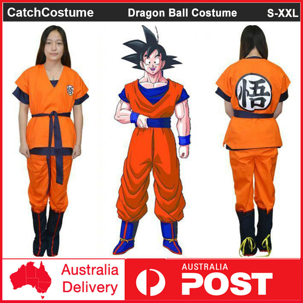 Anime Dragon Ball Z Sun Goku Cosplay Costume Teens Halloween Party Fancy Dress