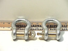 Campbell 3/4" Screw Pin Anchor Shackle Clevis Bow Lifting Pulling Rigging 2 PK