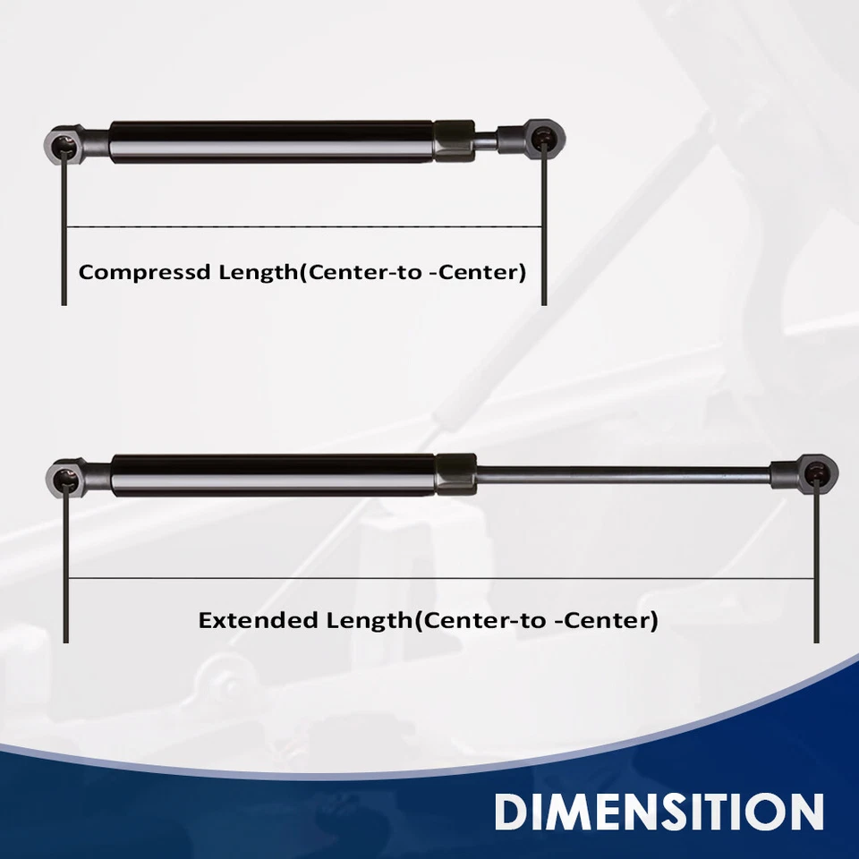 Juego de 2 soportes de elevación del capó delantero amortiguadores puntales para Lexus LS430 2001 2002-2006 Foto 3 de 4