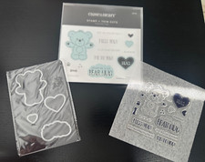 CTMH Stamp  Thin Cuts - Teddy Bear Hugs - Z3774 New Close To My Heart