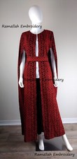 Palestinian Thobe Tatreez Bisht Kaftan long sleeve
