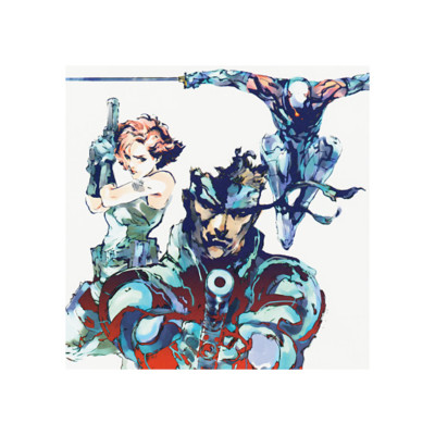 17x22 Print - Metal Gear Solid Snake x Meryl x Cyborg Ninja Gray