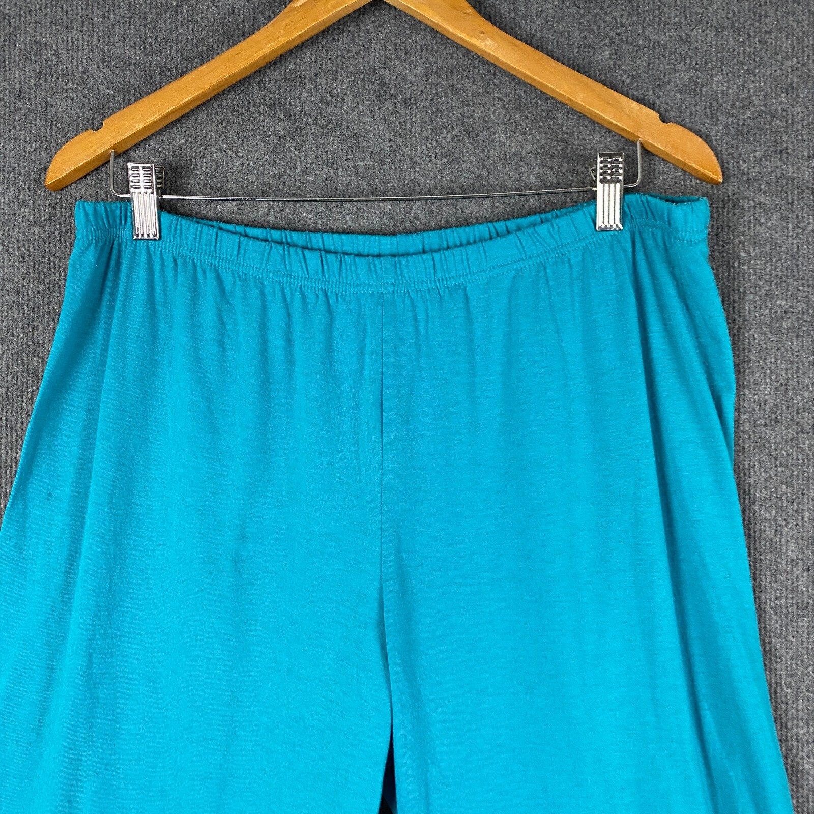 Millers Track Pants Womens 16 Blue Straight Leg Cropped Elastic Waist