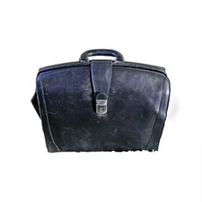 Bosca Large Partners Black Leather Briefcase ...