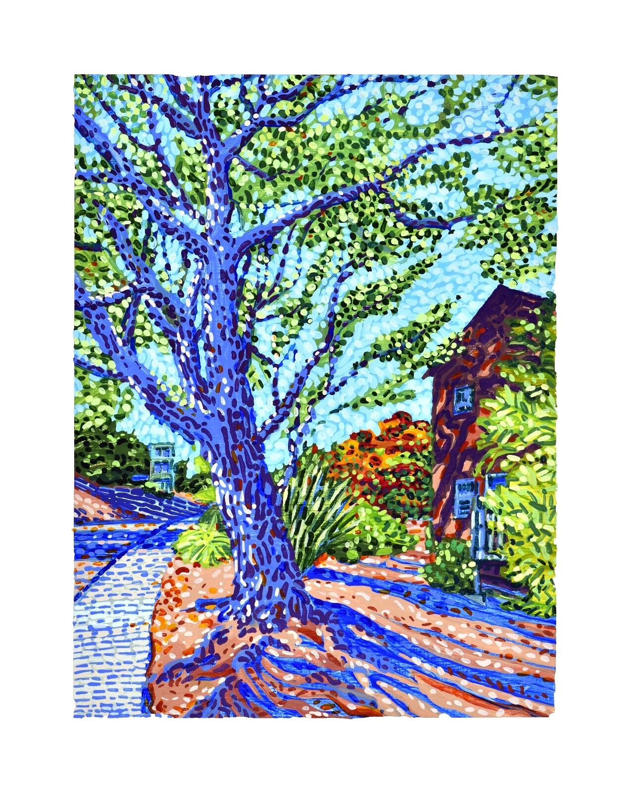 Acrylic Pop Art Landscape Art Paintings