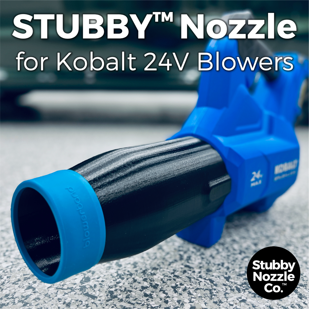 STUBBY™ Car Drying Nozzle for Kobalt 24V Leaf Blower (KHB 2024B-03