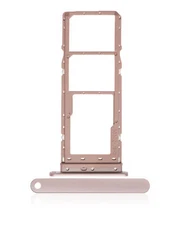 Dual Sim Card Tray Compatible For Motorola Moto E40 (XT2159 / 2021) (Pink Clay)